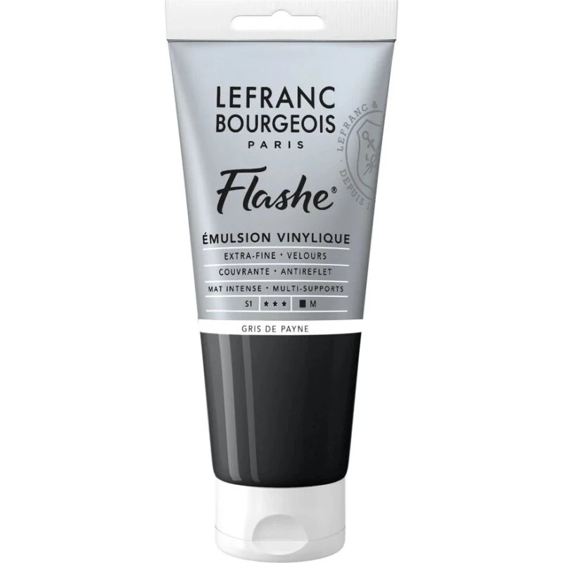 Lefranc & Bourgeois Flashe Akryl, Payne's Grey 80 ml