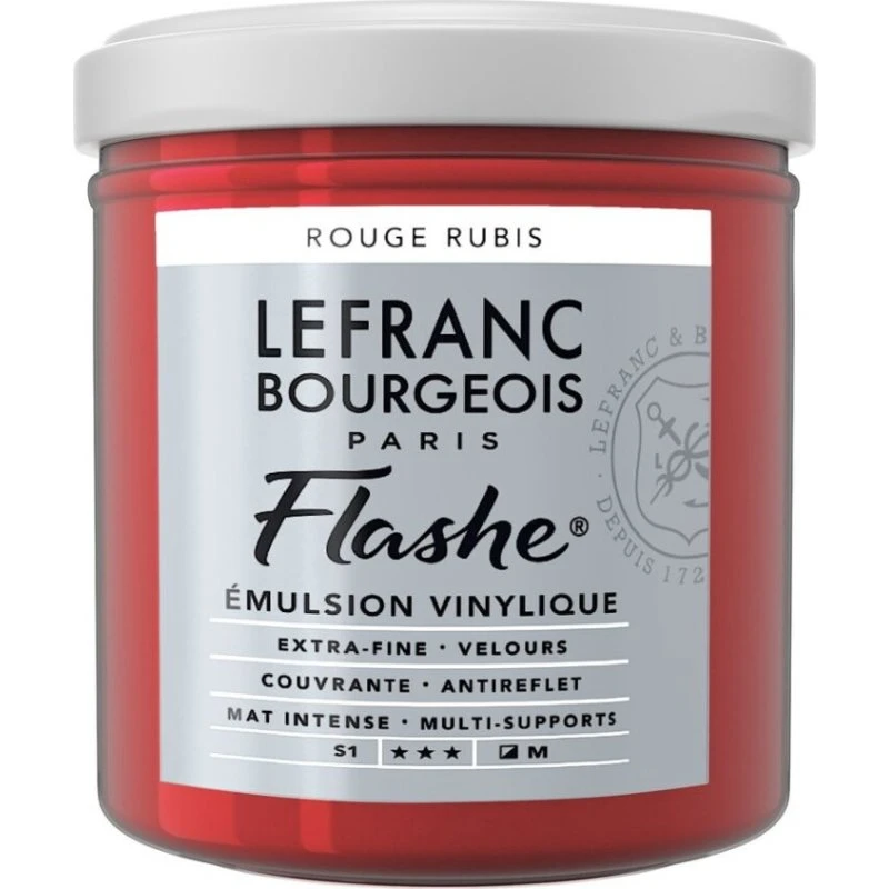 Lefranc & Bourgeois Flashe Akryl Ruby Red 125 ml