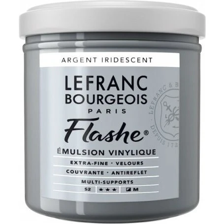 Lefranc & Bourgeois Flashe Akryl Silver Iridescent 125 ml