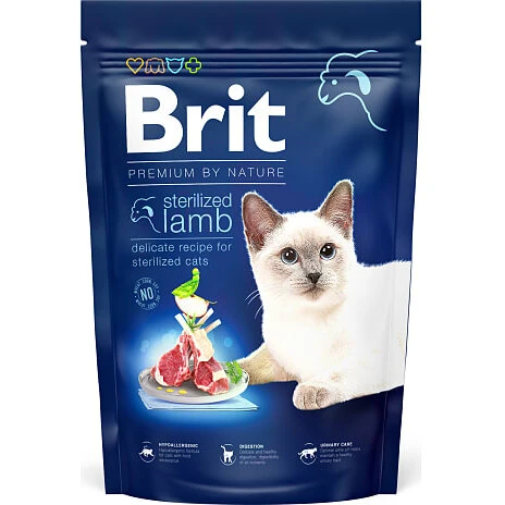 Brit Premium Cat by Nature Sterilized Lamb 800 g