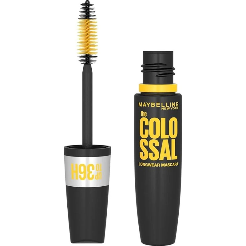 Maybelline The Colossal Longwear Waterproof Mascara 01 Black 10 ml