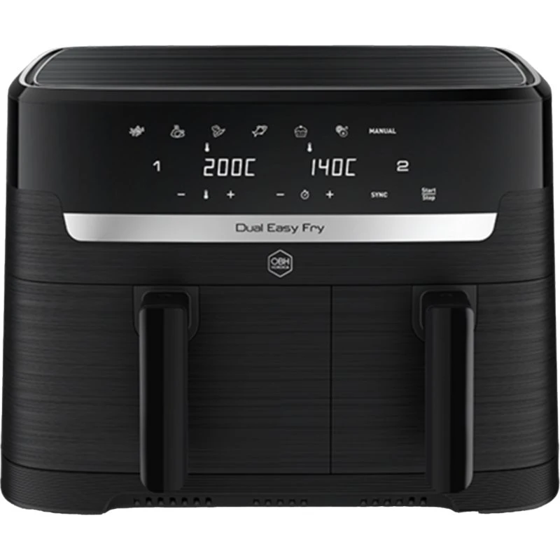 OBH Nordica Dual Easy Fry 8,3 L, sort