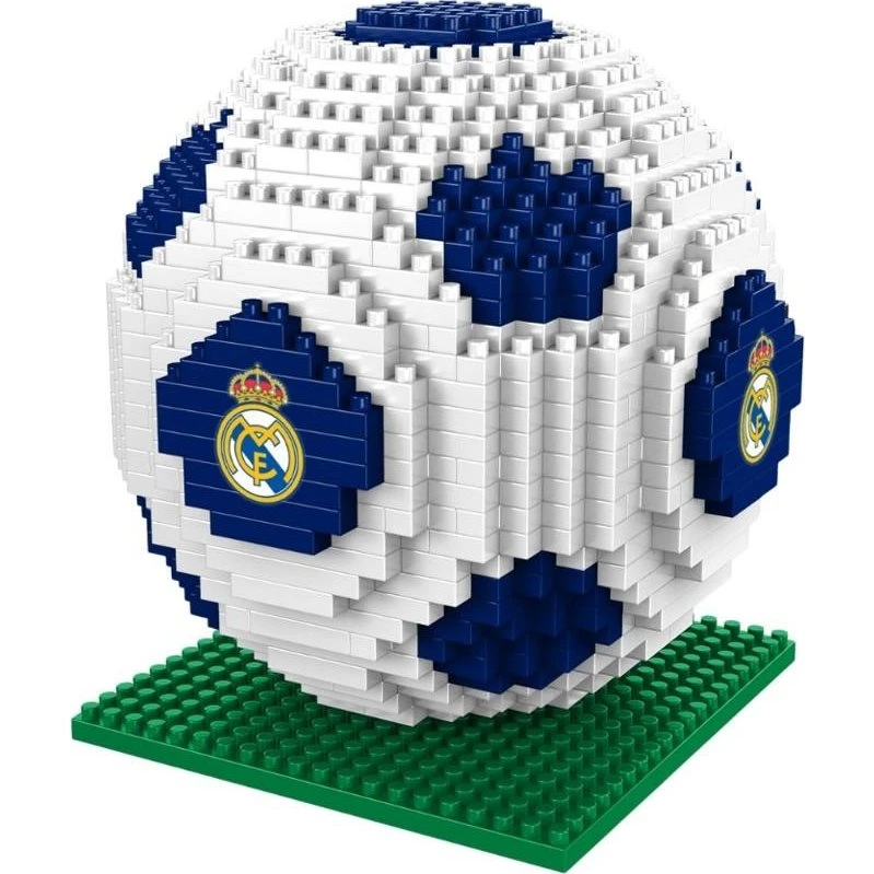 Brxlz Real Madrid 3D Fodbold Byggesæt, 696 Dele