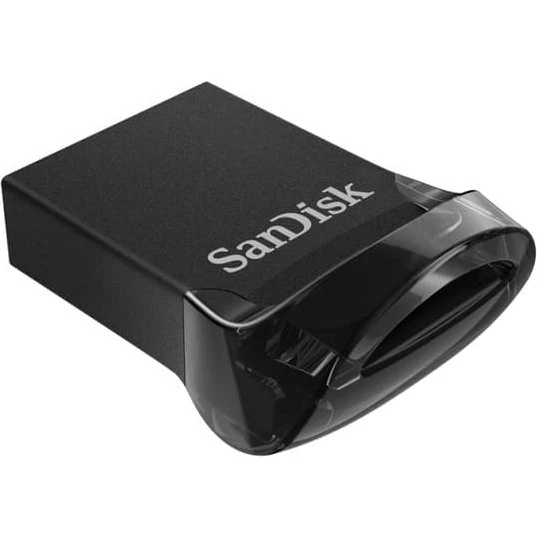 SanDisk UltraFit USB 3.1 256 GB, sort