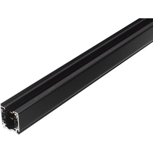 Global 3F strømskinne, sort, 4 m