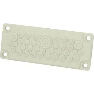 FMF 35 Membranflange Sæt 216 x 84 mm, RAL7035, IP65