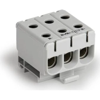 Klemme Uni.6-50mm² Grå 3Pol Cu/Al