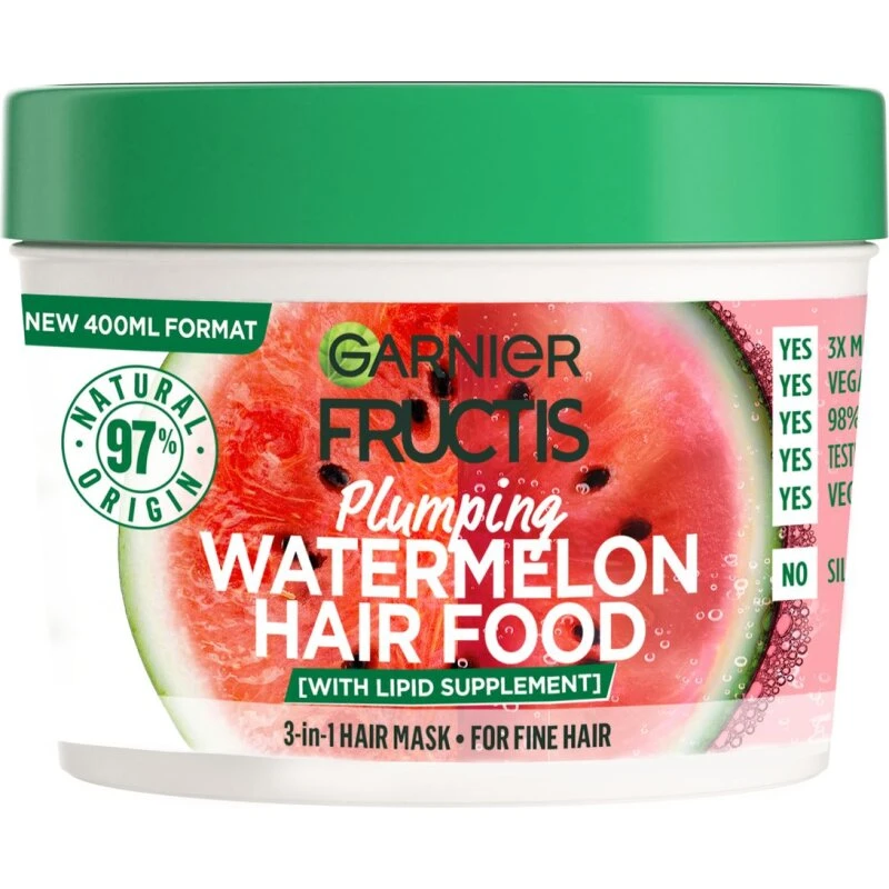 Garnier Fructis Hair Food Watermelon Hårmaske 400 ml