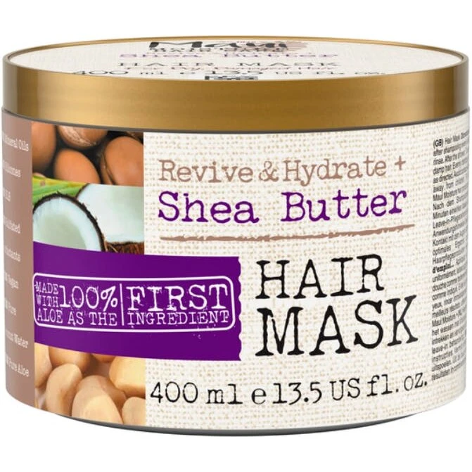 Maui Moisture Revive & Hydrate Shea Butter Hårmaske 400 ml