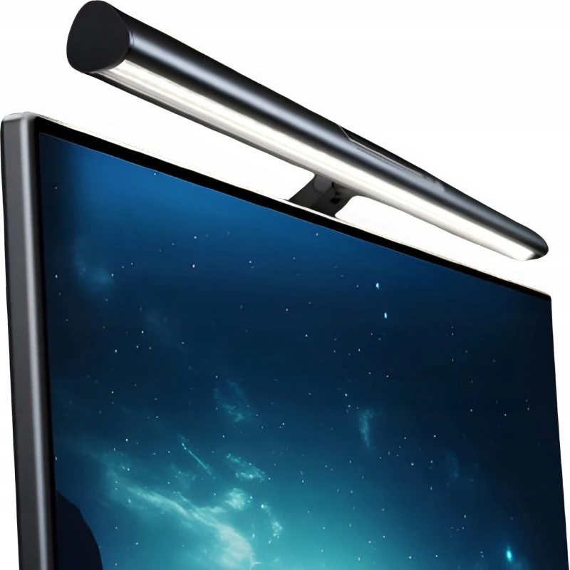 Baseus i-Wok 3 Skærmlampe, USB-C, 5W, 2700K-6000K, Sort