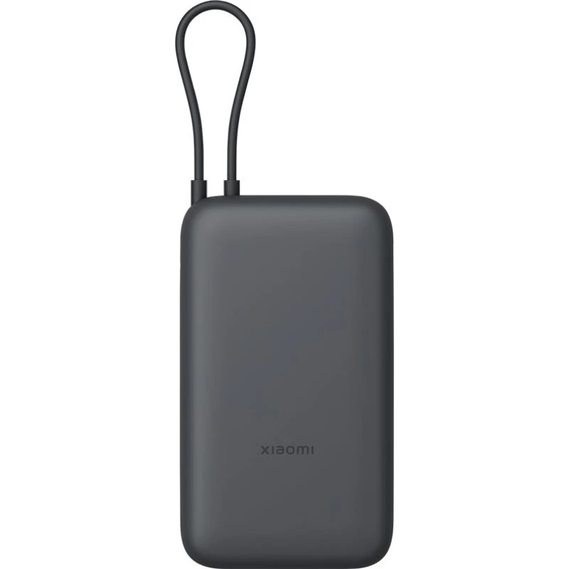 Xiaomi PB2020MI Powerbank 20000mAh Grå med integreret kabel