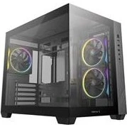 DeepCool CG330 3F Tower, Sort, Micro-ATX, Hærdet Glas