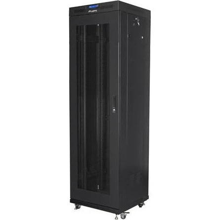 Lanberg 19" gulvstående rackskab 42U 600×600 mm sort