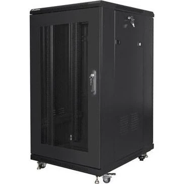 Lanberg FF01-6822-23B 22U gulvstående rackskab sort 19"