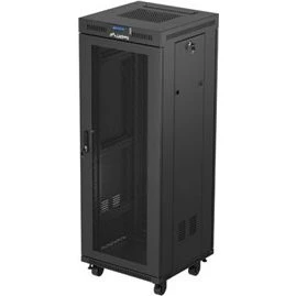 Lanberg FF01 Series 32U Rack, 600x600 mm, sort, med LCD og køleblæsere
