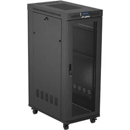 Lanberg FF01 Series 32U Rack 600x1000, Sort, Med LCD og Termostat