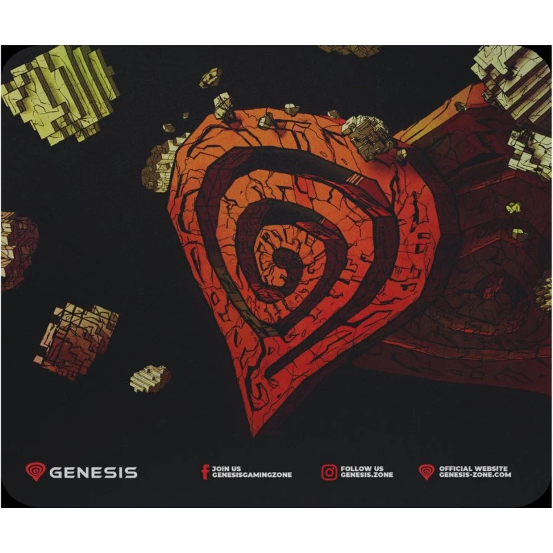 Genesis Ancient Stone Gaming Musemåtte 250x210 mm