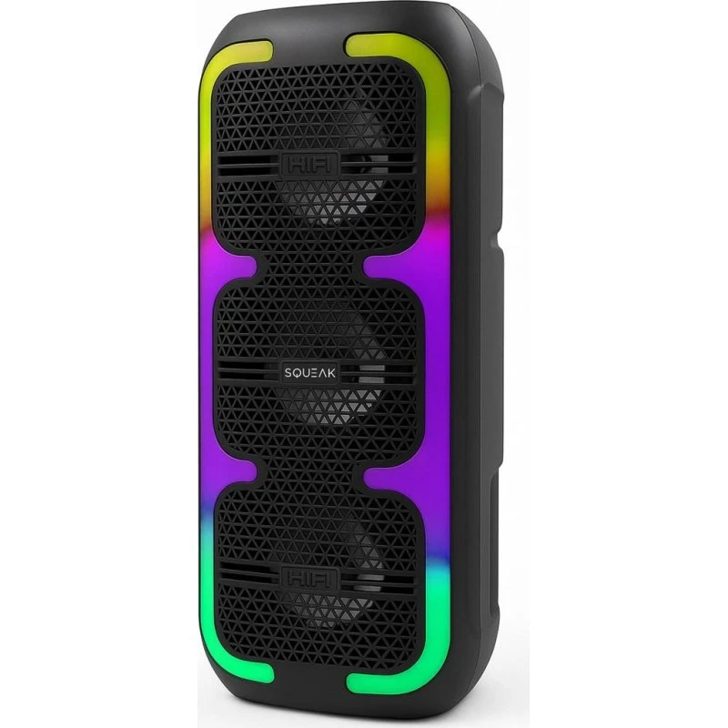 SQUEAK BeatOne Karaoke BT 5.3, 45W, Sort, 10 Timer
