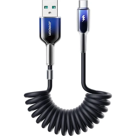 Joyroom Spiral USB-C 3A 1,5 m Svart