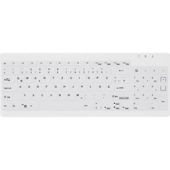 Cherry AK-C7012F-NOR Hygiejnisk Kompakt Tastatur IP68 Hvid