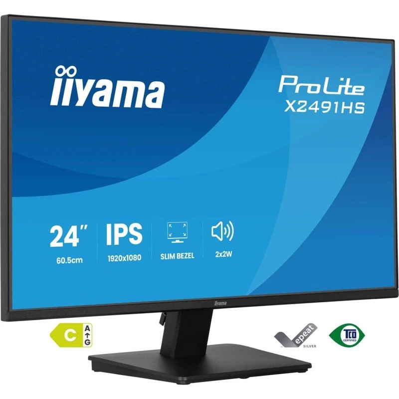 iiyama ProLite X2491HS-B1 23,8" Full HD IPS-skærm - Sort