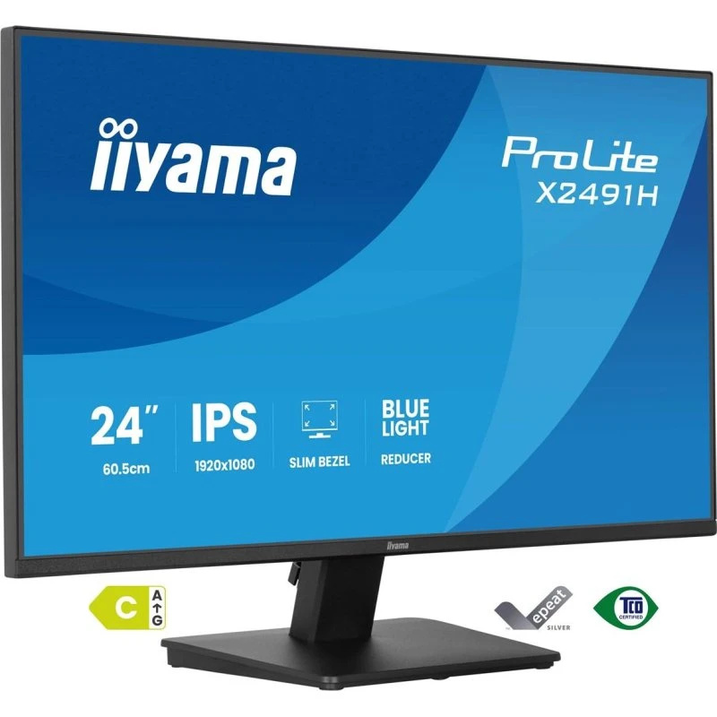 iiyama ProLite X2491H-B1 24" IPS Full HD Skærm - Sort