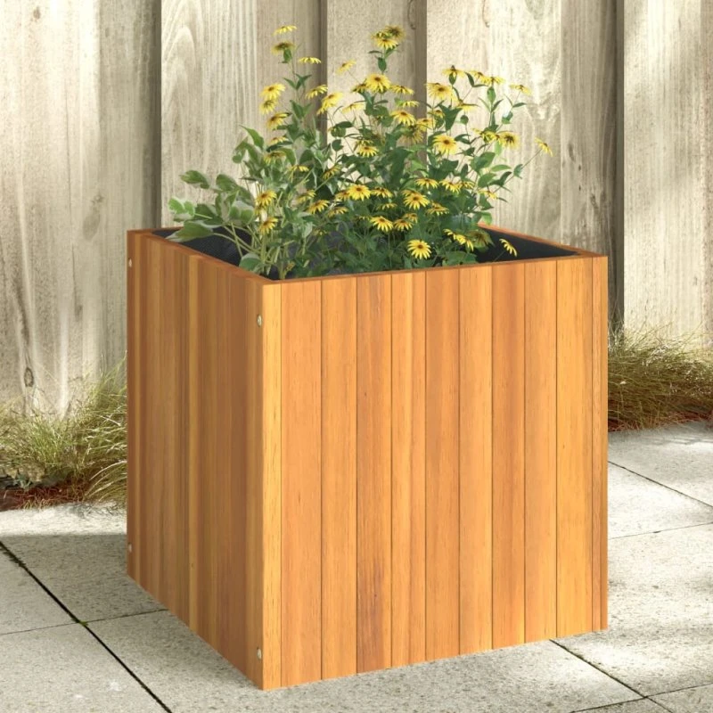 vidaXL Plantekasse 45x45x45 cm i Massivt Akacietræ
