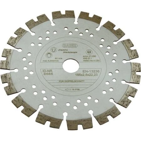 Baier Diamantskive Sølv 185 mm