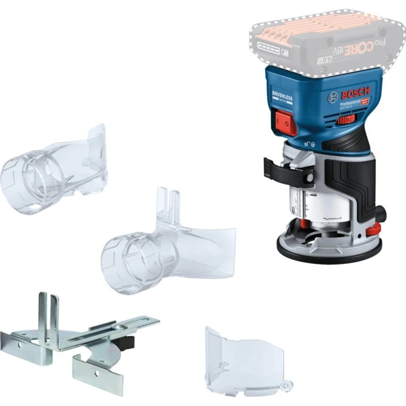 Bosch GKF 18V-8 Akkukantfræser - Kompakt, 18V, Uden Batteri