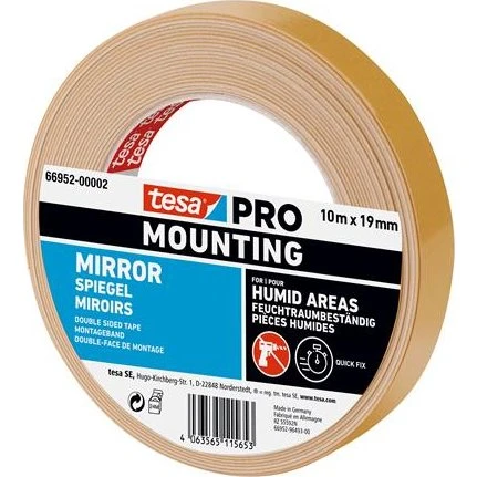 tesa PRO Mounting Mirror 66952, 10 m x 19 mm