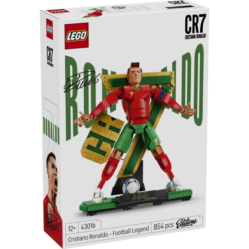 LEGO Editions 43016 Cristiano Ronaldo – fodboldlegende, 854 dele