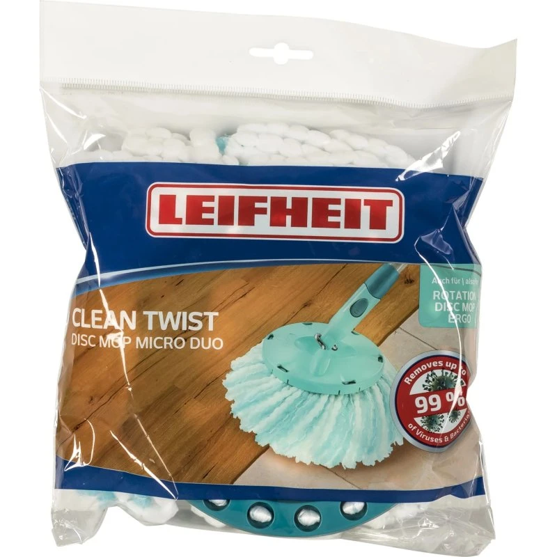 Leifheit Picobello M Moppehoved Tør&Våd, Blå, Stål