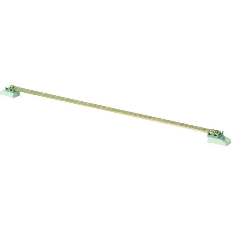 Jordskinne F. Office Rack, messing, isoleret
