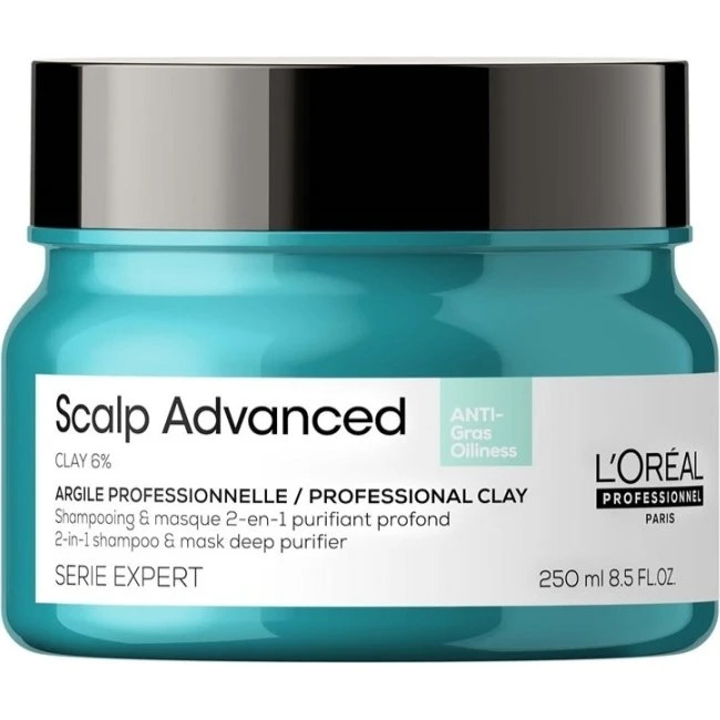 L'Oréal Paris Scalp Advanced 2-in-1 Rensende Ler 250 ml