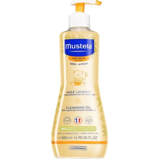 Mustela Tør Hud Renseolie 500 ml