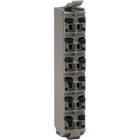 Modicon TM5 12-pin 24V tilslutningsplint, grå