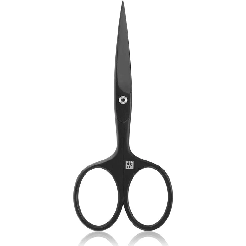 Zwilling Klassisk Skægsaks, foldbar, rustfrit stål, 11,5 cm, sort