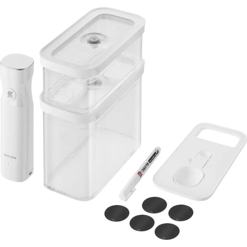 Zwilling Fresh & Save Vakuum Forsegler, Transparent, Hvid