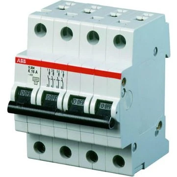 S204-D16 4-poles automatsikring 16A 10kA