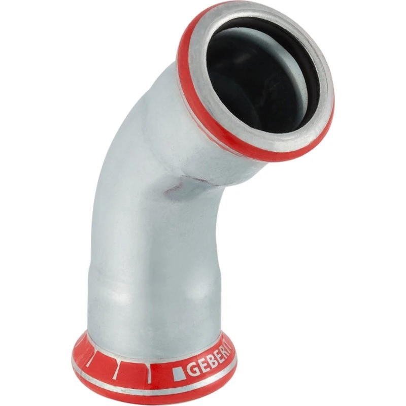 Mapress 76 mm Bøjning FZ 45° Muffe/Muffe