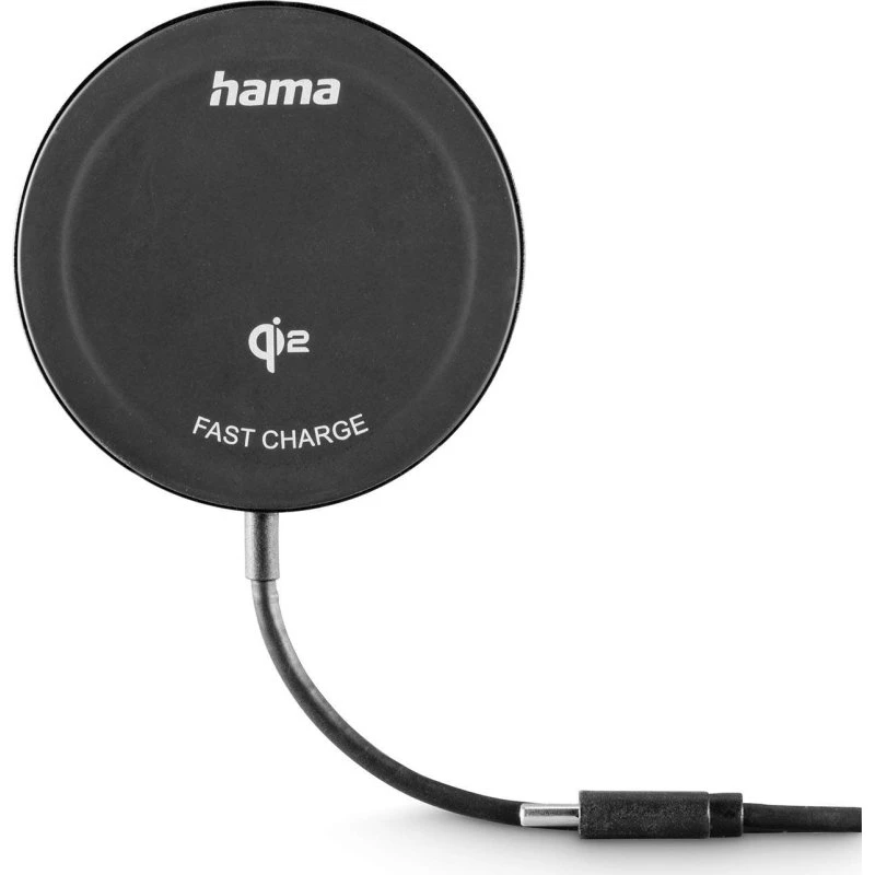 Hama Qi2 Trådløs Oplader 15W, Sort, USB-C