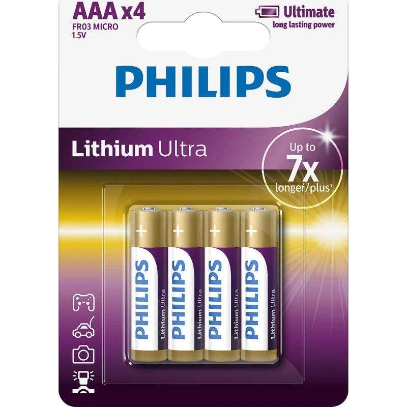 Philips FR03LB4A/10 Lithium Ultra AAA 4 stk