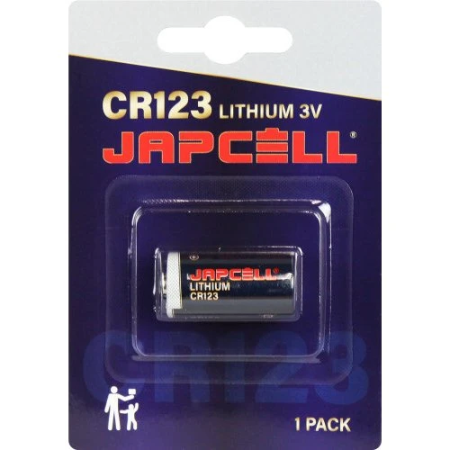 Japcell CR123 Lithiumbatteri 1500 mAh