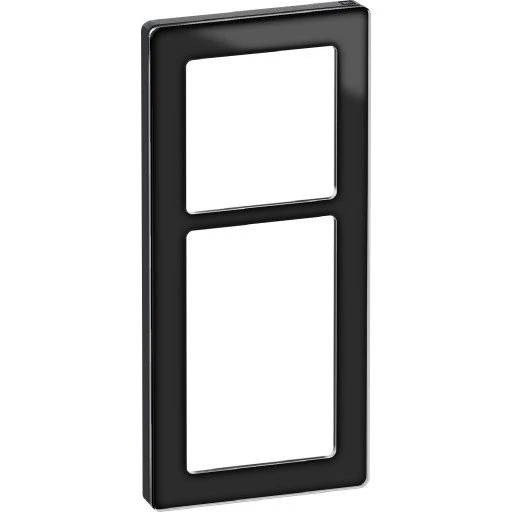 LK Fuga Pure 66 designramme, 2,5 modul, sort