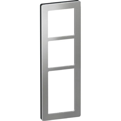 LK Fuga Pure 66 3,5 modul designramme, stål