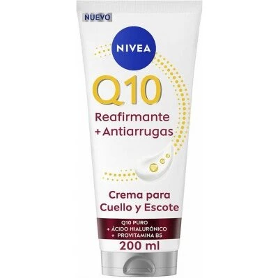 NIVEA Q10+ Fodcreme 200 ml – Fugtgivende med panthenol