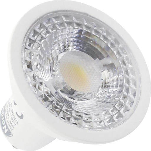 Nordtronic Long Life GU10 5W, 1800K-3000K, mat hvid, DTW