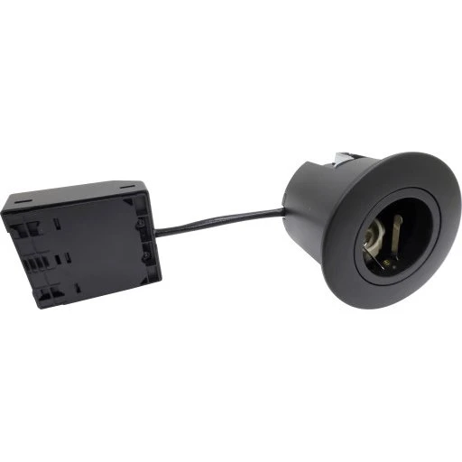 Nordtronic Quick Install indbygningsspot GU10, rund, mat sort
