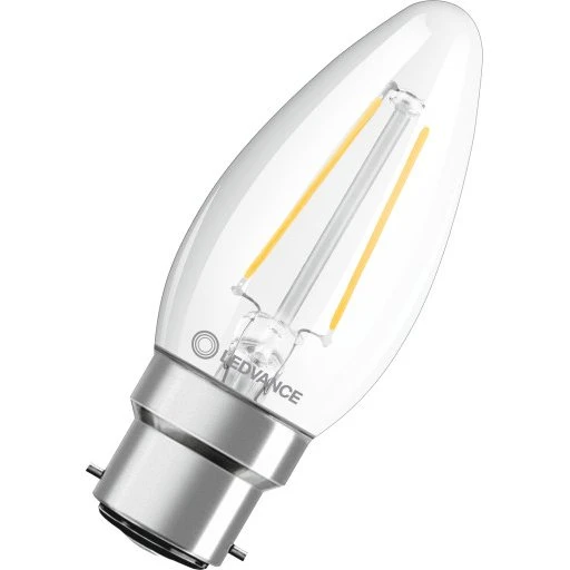 Ledvance B22D kertepære 2,5W 2700K