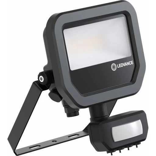 Ledvance PFM 8W Sensor Projektør, Sort, 3000K